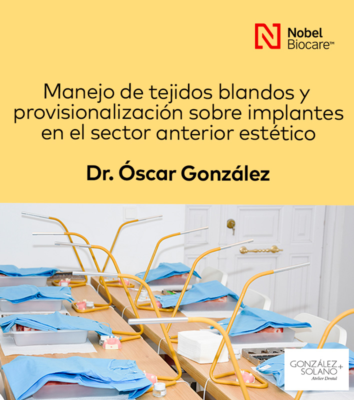 Manejo de tejidos blandos sobre implantes en el sector estético