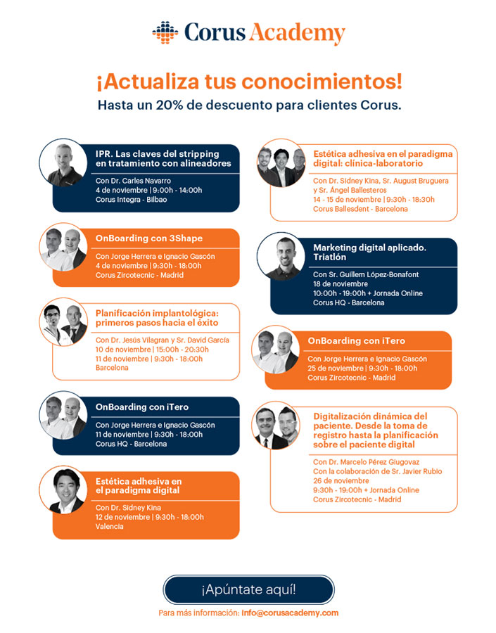 2022 Programa formación Corus 2º Semestre 2022 España, Francia y Portugal Academy